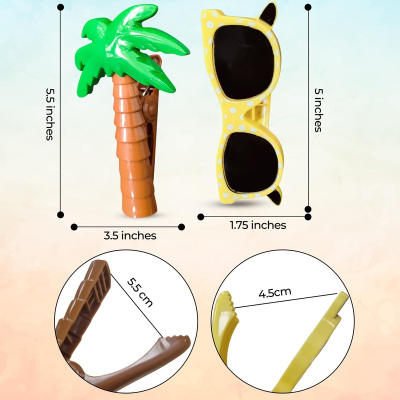 Towel Clips for Sun Loungers 4 PCS Beach Chair Towel