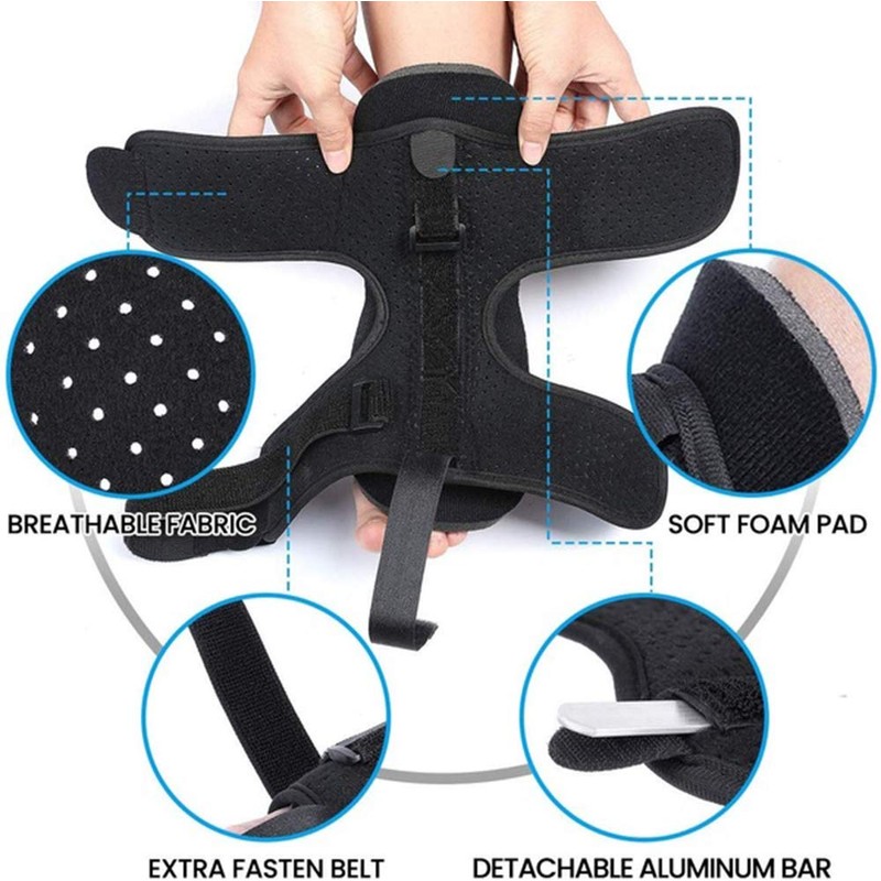 Plantar Fasciitis Dorsal Night Splint Foot Drop Brace Achilles Tendonitis