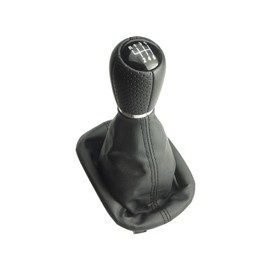 Newtown2700-parts Gear Knob Perforated + Gear Stick Gaiter + Frame Compatible with Seat Leon 1M Toledo 6 Gears 12 mm Mounting (!)