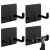 Vanloory Razor Holder, Self Adhesive Towel Hooks for Bathroom, 4