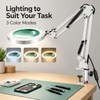 LED Magnifying Lamp with Desk Clamp & Adjustable Arm –