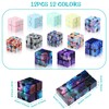 12 Cubos Infinitos Mini Bloques Inquietos Juguete de Escritorio de