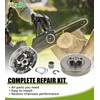 Hicello Ms170 Sprocket 3/8" 6T Clutch Drum Kit Replacement for