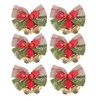 50Pcs Mini Bowknot Bells Durable Metal Happy Vibes Widely Used