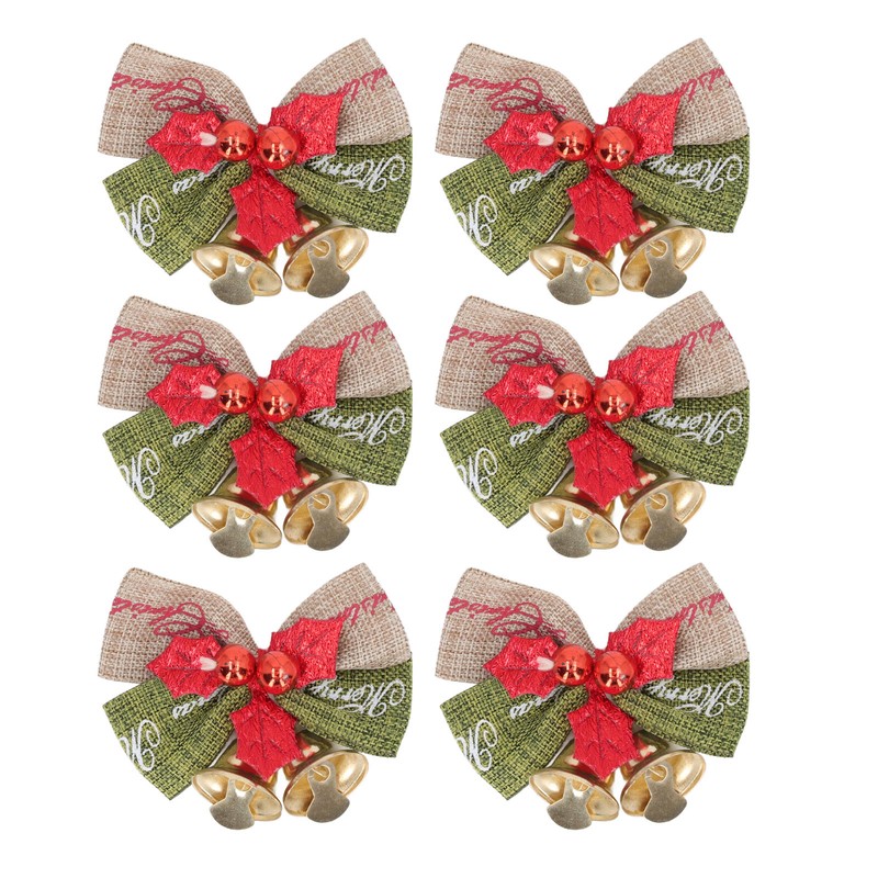 50Pcs Mini Bowknot Bells Durable Metal Happy Vibes Widely Used
