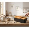 JINYEZI Cast Iron Bread Loaf Pan with Lid - 10x4.7
