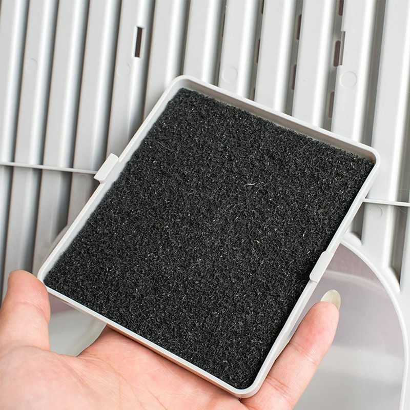 12 Pack Carbon Odour Filter Replacement Cat Litter Tray Kitchen