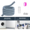 8.2Ft Washing Machine Extension Hose Kit, Universal Drain Hose, Extension