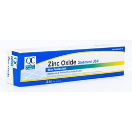 Quality Choice Zinc Oxide Ointment Skin Protectant 2oz Each (Pack of 5)
