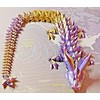n/a Crystal Dragon 3D Printed Articulated Fidget Toy Tik Tok