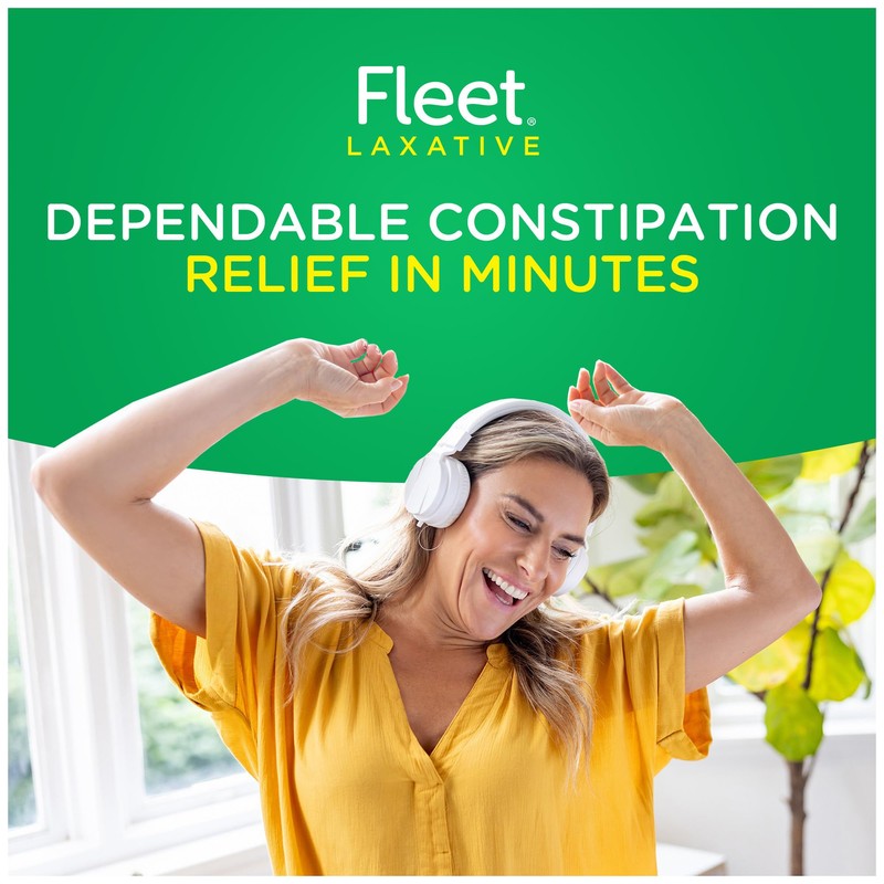 Fleet Laxative Glycerin Suppositories for Adult Constipation, Adult Laxative Jar