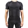 DGYAO Padded Comprssion T Shirt, Mens Rugby Safe Guard Top