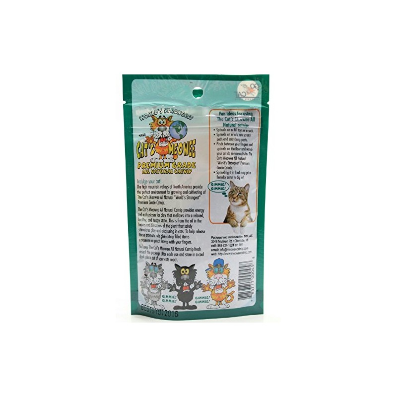 The Cat's Meowee Organic Catnip 0.352 oz