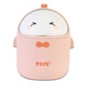 Table Bin with Lid Mini Trash Can Cute Cartoon Trash