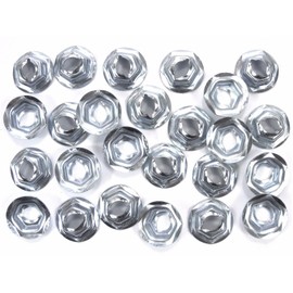 Retro-Motive Emblem & Trim PAL Nuts for Ford Truck- Fits 6.3mm Studs- 11mm Hex- 25 nuts- #1809