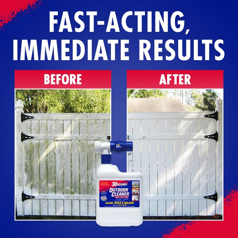 30 Seconds Outdoor Cleaner | Cleans Moss & Algae Stains