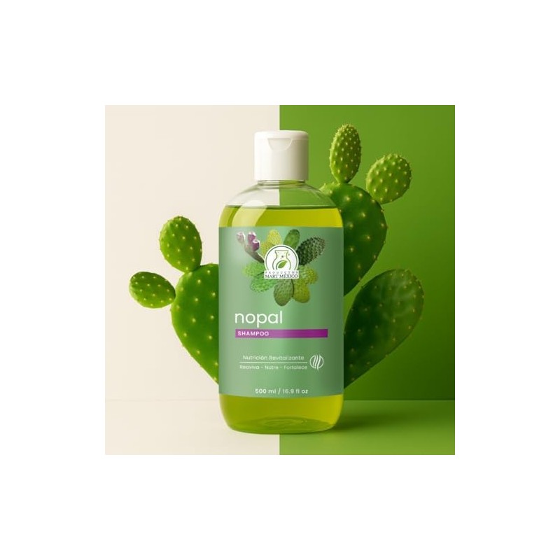 Productos Mart Mexico Shampoo Con Extracto De Nopal Revitalizante Productos