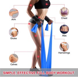 POKYGO Paquete de 10 Bandas Elásticas de Fitness,Bandas de Resistencia Deportivas, Bandas de Resistencia Elasticas,Bandas Elásticas de TPE para Entrenamiento de Fuerza, Yoga,Pilates,Glúteos y Fitness
