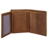 Bruno Banani 021900 Genuine Leather Cognac Wallet for Men and