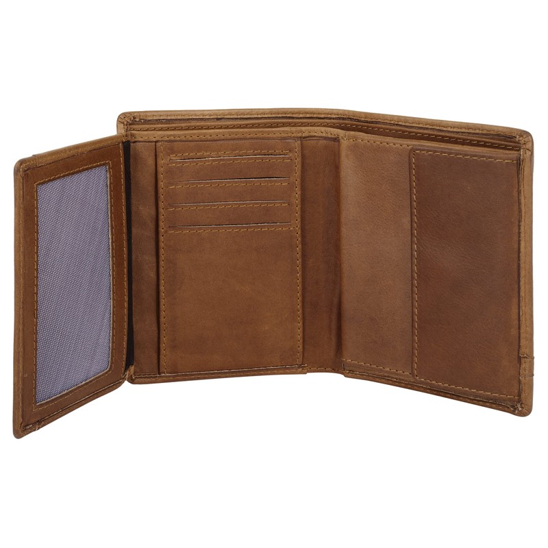 Bruno Banani 021900 Genuine Leather Cognac Wallet for Men and