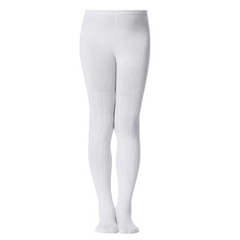 Century Star Ballet Tights Girls Ballet Tights Girls Fine Tights Girls Tights Girls Baby Socks and Tights, White