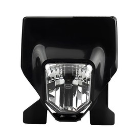 ABCERRSI LED Motorcycle Headlight,Dirt Bike DRL Headlamp For Husqvarna 2024 FE FC 250 350 450 501 TE 250i 300i FE250 FE350 TE250i TX125 Enduro 701- All Black