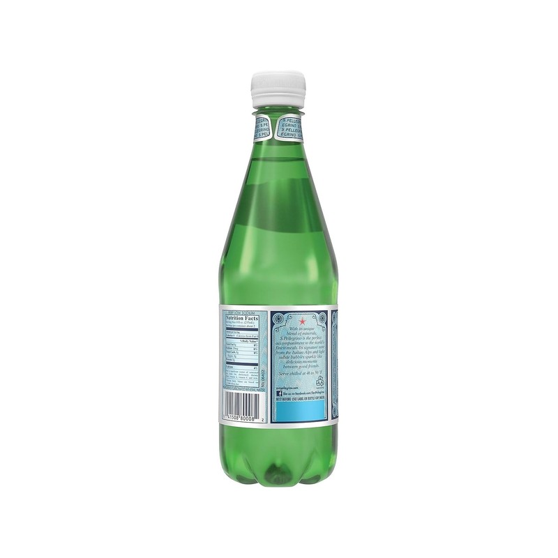 Nestle 041508734660 San Pellegrino Mineral Water, 500ml, 24BT/CT, CL