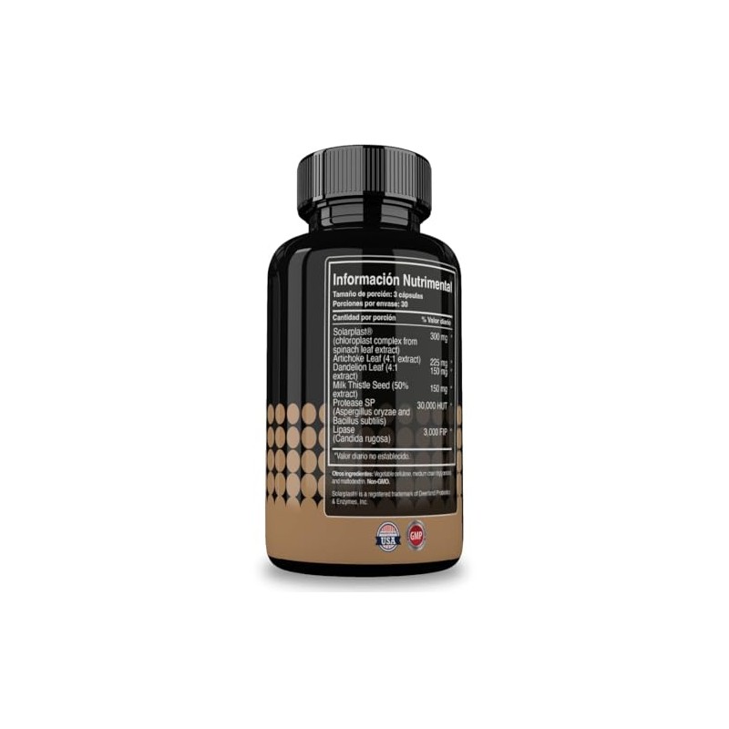 Healthy Liver - 90 capsulas | Con Solarplast®, Hoja de