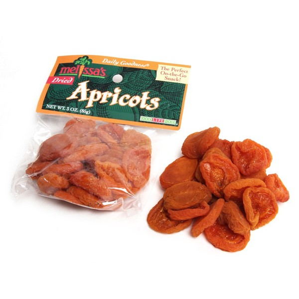 Melissa's Dried Apricots, 3 packages (3 oz)