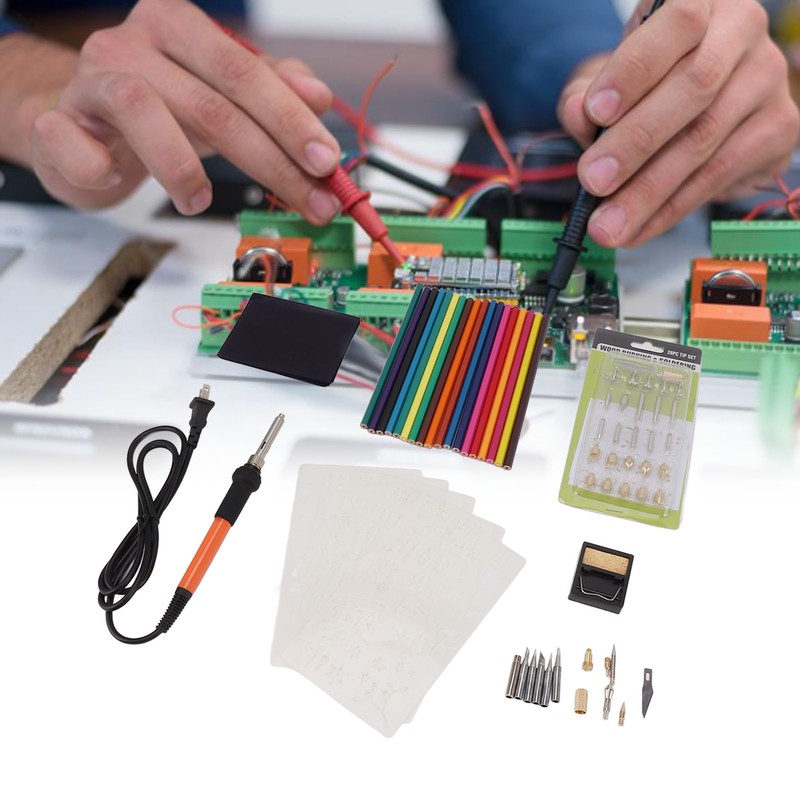 83 PCS Soldering Iron Set 60W Rapid Heating Adjustable Temperature