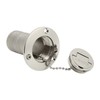 Marine Boat Deck Filler with Keyless Cap Stainless Steel Mirror