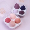 Waterdrop Puff Cushion Makeup Sponge 4 Count Pink (a) 10ea