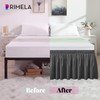 RIMELA Bed Valance Sheet King Elasticized Bed Skirt Easy to