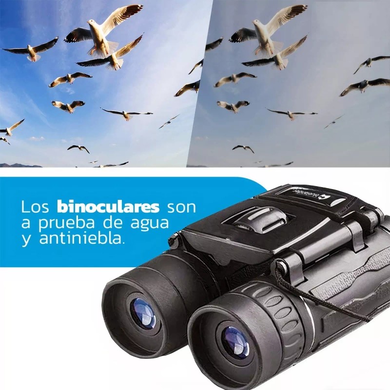 Bluelander 3 Binoculares Portátiles Visión Nocturna Hd 20x Con Estuche