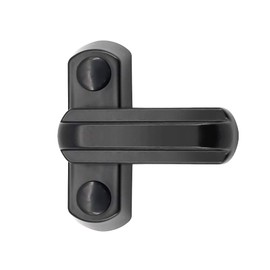 Black Sash Blocker Window Jammer - White Zinc Cast Alloy - Extra Security Locks for UPVC/PVC Door/Window Restrictor Lock
