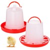 Chick Feeder and Waterer Set, 1.5 L Poultry Drinkers &