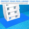 PRITOK Swimming Pool Ladder Mat, Large Pool Protection Mat: 90