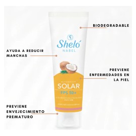 Bloqueador Solar Fps Filtro Uva Uvb Shelo Nabel