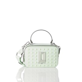 Karl Lagerfeld Paris Simone Studded Camera Crossbody, Mist