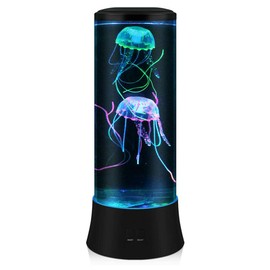 EDIER Jellyfish Lamp, LED Fantasy Jelly Fish Light, 7 Color Setting Jellyfish Tank Table Lamp Decorations for Home Office Decor Great Gifts for Kids