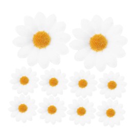 BIUDECO 10pcs Daisy Hair Clips for Women and Girls Stylish Floral Hair Barrettes Elegant Accessory for Beach and Holiday Looks for Daily Wear and Special Occasions