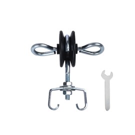 Farm Electric Fence T-Post Gate Handle Anchors Double Hook, galvanised Steel with Easy Screws, T-Post Insulators, Black (12)