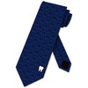 Three Rooker Simple Teeth Ties Navy Mens Dentist Necktie Occupation