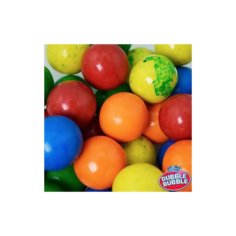 Tootsie Roll Dubble Bubble Gumballs 12-Gumball Tubes in Assorted Fruit