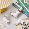 MOSU Enchufe de luz enchufable,Adaptador de extensión de Enchufe E26/E27