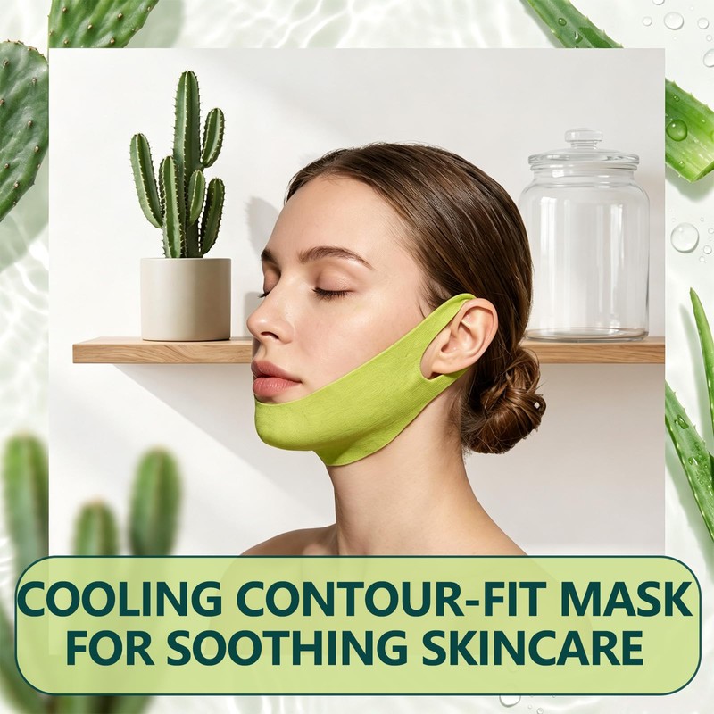 Avvchuy 8 Pcs V Line Face Lifting Masks for Tightening,