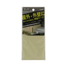 MYST Double-Sided Tape Series 5422 Double Sided Tape for Outdoor Work on Outdoors and Exterior Walls (Coarse Surfaces) 2.9 x 5.5 inches (75 x 140 mm) Thickness 0.04 inches (1 mm)