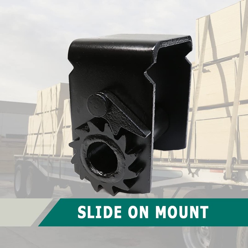 Boxer Heavy Duty Sliding Winch for Flatbed Trailer – Steel