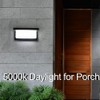 Sytmhoe 5000K Daylight White Outdoor Wall Sconce Lights, LED Exterior