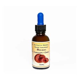 Extracto Doble De Reishi, Cordyceps Y Chaga 100% Puro